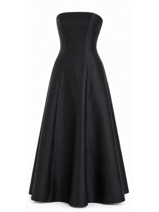 Lauren Ralph Lauren Dresses & Skirts - NWOT Lauren Ralph Lauren 100% Silk Black Strapless Dress Size 8
